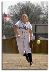 Perfection+Kelly+Swygert%2C+junior+pitcher%2C+prepares+to+throw+another+pitch+during+her+perfect+game+against+Southwest+Baptist.+The+Lady+Blues+defeated+the+Bearcats+8-0+Wednesday.%0A