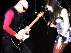 Jammin for Jesus Francesca Battistelli, pictured right, was one of the seven Christian artists to perform at the Winter Jam in Wichitas Charles Koch Arena. Other big name artists to perform included tobyMac and Brandon Heath.
