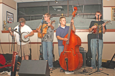 Damn talented The members of That Damn Sasquatch play a variety of instruments, allowing them to blend several different genres and create their own unique sound. The band performed at Seabrook Tavern on Saturday night in front of a raucous crowd. From left to right
