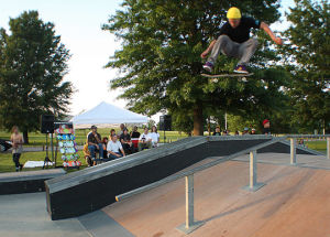 Hoffart lives dream as skateboarder