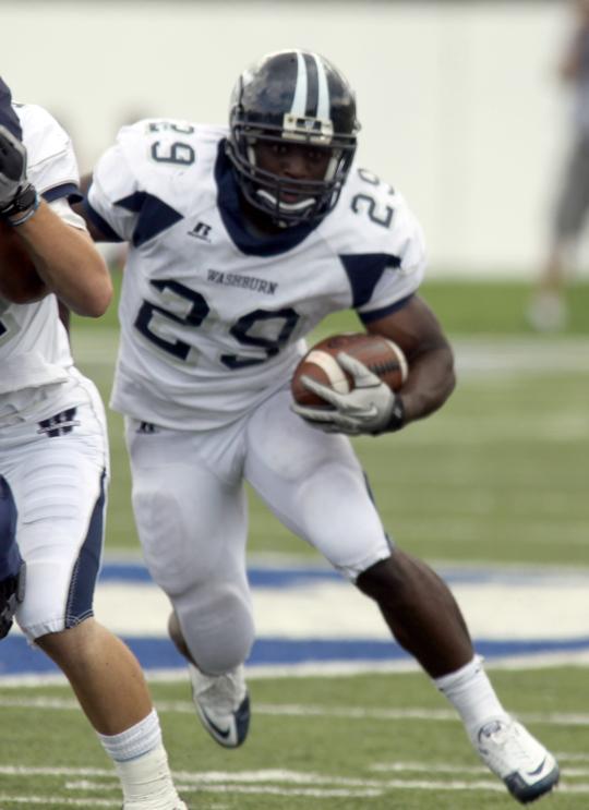 Carrying the load Vershon Moore runs the ball against Colorado School of Mines. He ran 218 yards on 24 carries and one touchdown in the Ichabods win.
