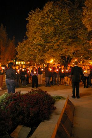 Vigil+held+to+support+victims+of+bullying+and+abuse