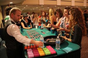 Spin the black circle Students play the roulette wheel during Washburn’s Casino Night August 18. The university’s Campus Activity Board sponsored the event. 