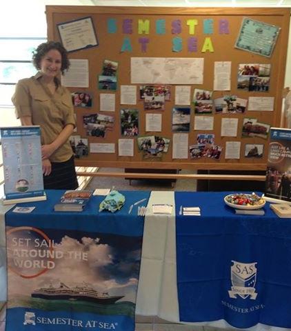 Semester at Sea is a study abroad program featured at the Activities, Majors and Study Abroad Fair.
