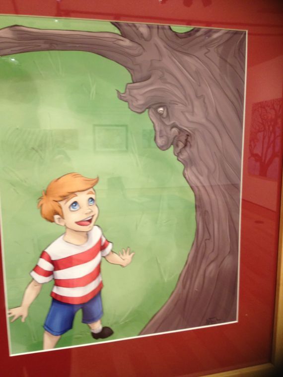 This art piece  by Samantha Nowak is priced at $200 and can be viewed at the Mulvane Art Museum. Peter and the Cottonwood Tree was done with pencil and with computer color. 