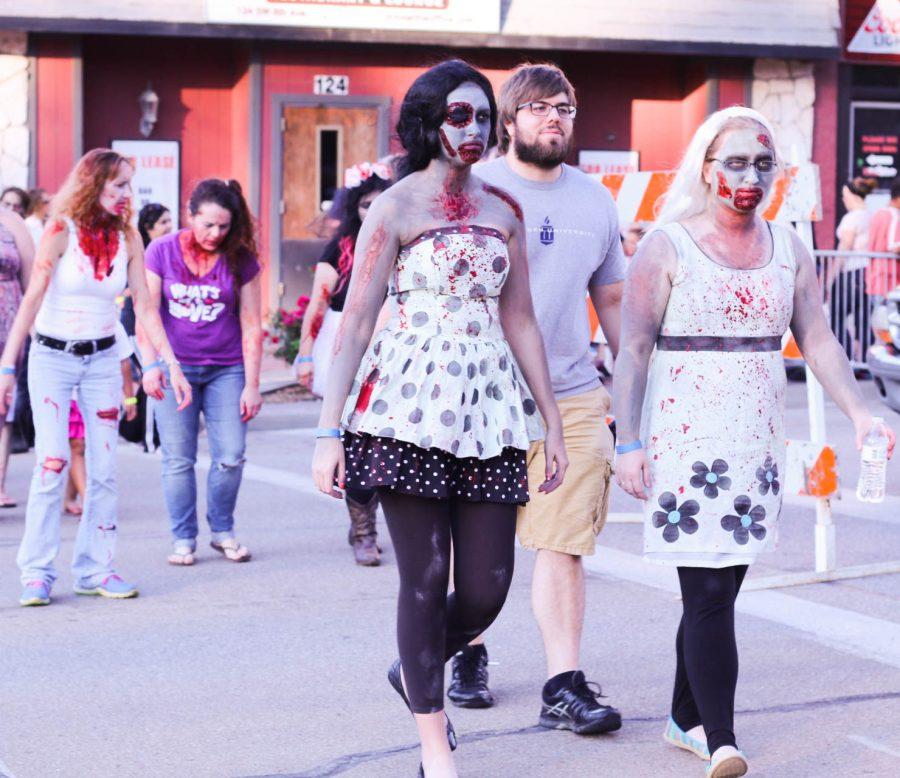 The Zombie Walk started at Celtic Fox and concluded at the Capitol building.