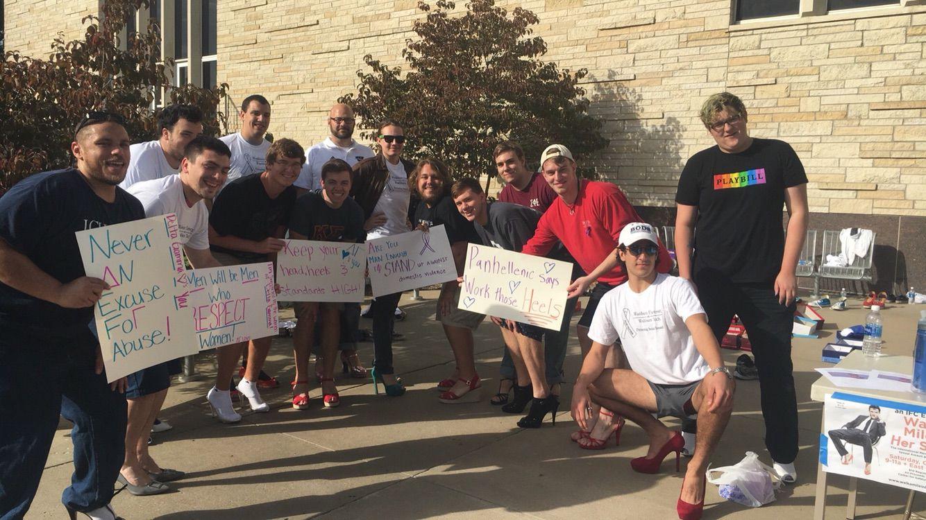 Walk a Mile In Her Shoes brings campus together for domestic violence awareness