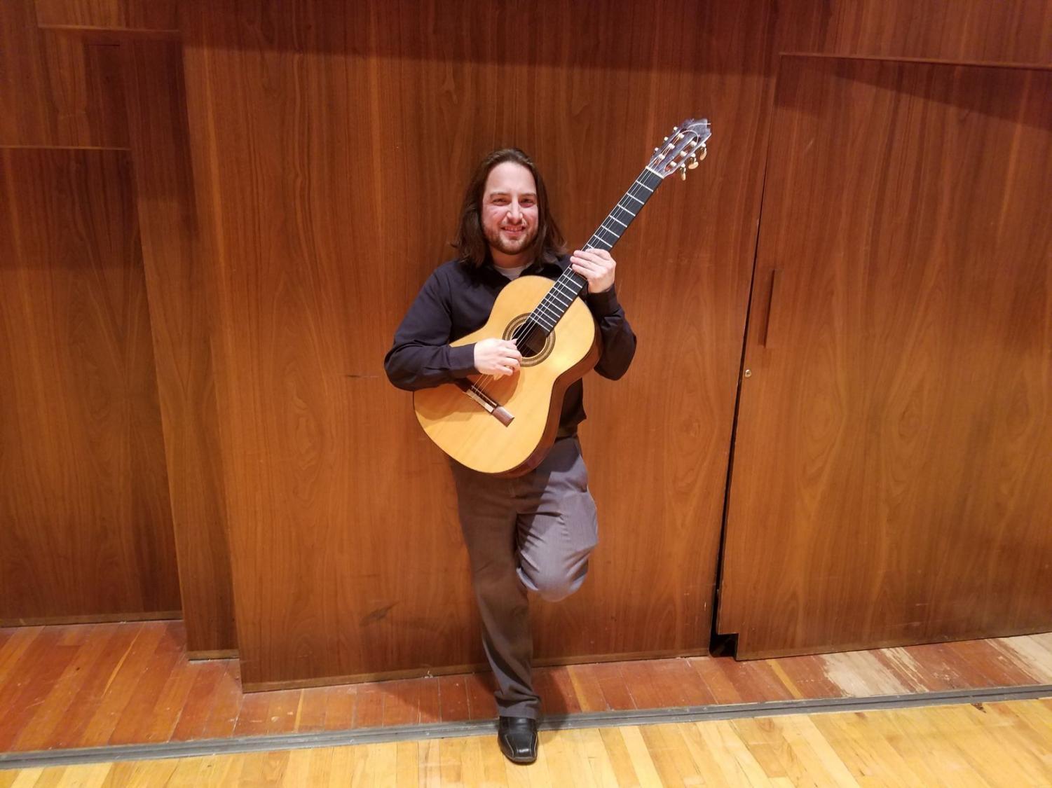 Start-up: Brent Ferguson is an adjunct professor at Washburn University who is working on creating a guitar program at Washburn's Music Department. While forming the program here at Washburn he is also pursuing a doctorate at Kansas University.