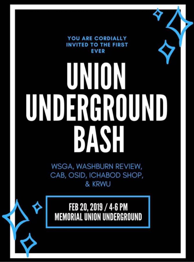 Union+Underground+Bash%3A+The+first+Union+Underground+Bash+will+be+from+4+to+6+p.m.+on+Feb.+20+at+the+Memorial+Union+Underground.%C2%A0