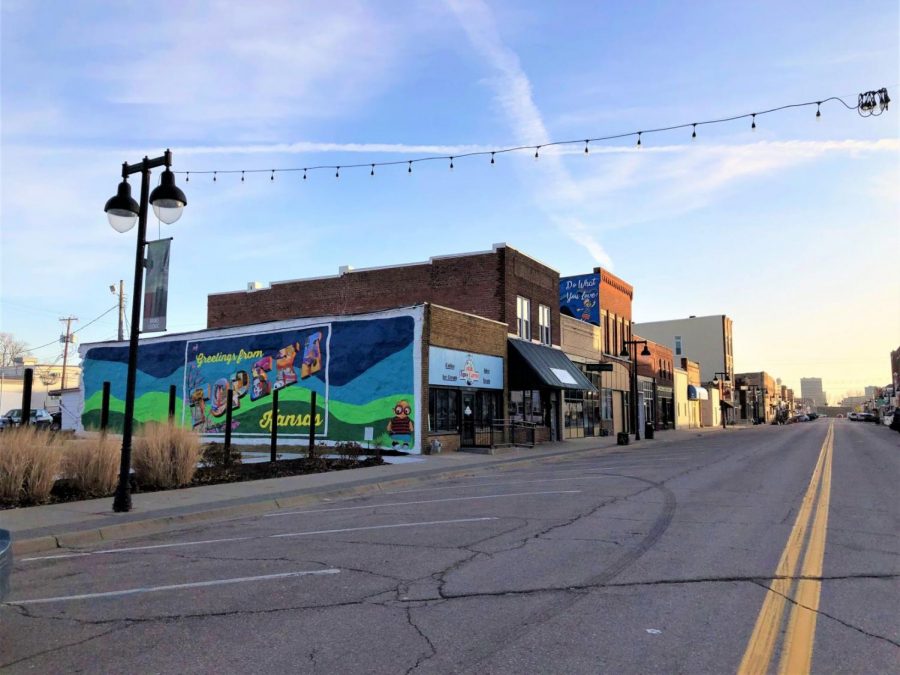 Greetings from Topeka: Last year brought both Redbud Park and The Tipsy Carrot to the NOTO Art District and joining them is the Greetings from Topeka Kansas mural. The mural is a must-see.