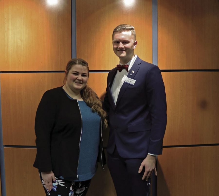 Candidates: Abby Trautman and Dylan Babcock are current WSGA committee members running for the 2020-2021 President and Vice President election(s).