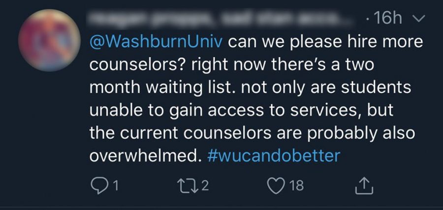 Does Washburn need more counselors?