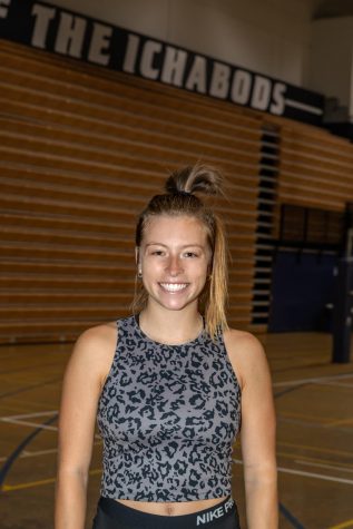 A focused plan: Rachael Mayberry is a pole vaulter on the track team and a senior majoring in forensics investigation.