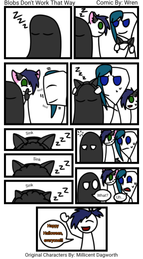 Its spooky season! So heres a special comic made just for Halloween! Hope you guys like it!! Happy Halloween!!