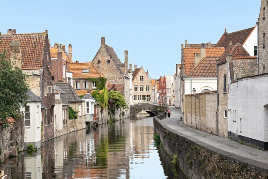 Rolling Waterways: A featured photograph of Belgium on the information page for the study abroad program. Those who travel with the program can expect to see more sites like this.