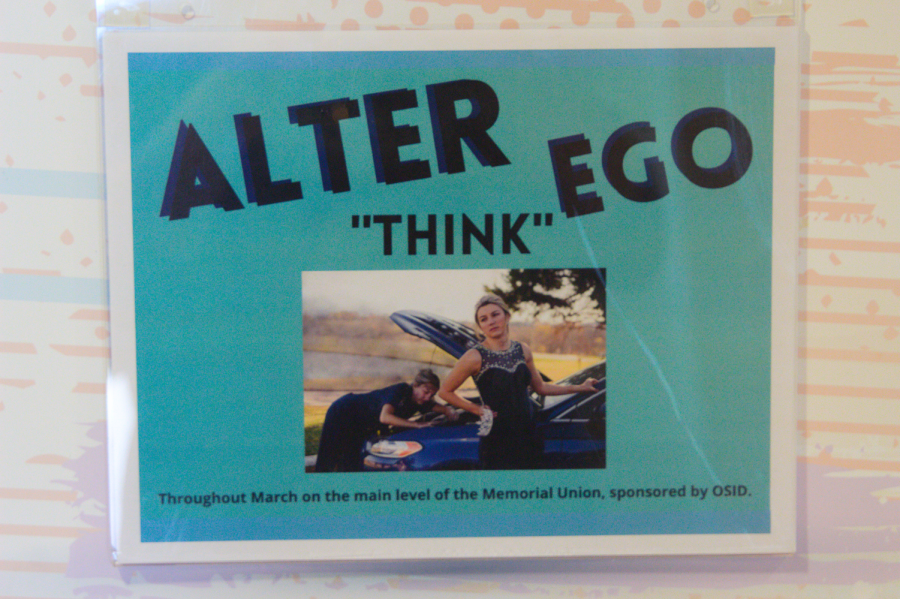 Makes you think: Alter Ego is a photo gallery by Art for Thought that reveals the side of people that many dont see. It was on display throughout the month of March in the Memorial Union.