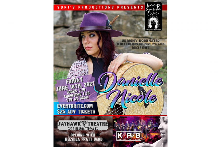 Grammy-nominated artist: The Danielle Nicole Band will be playing at Jayhawk Theatre in Topeka on June 18.