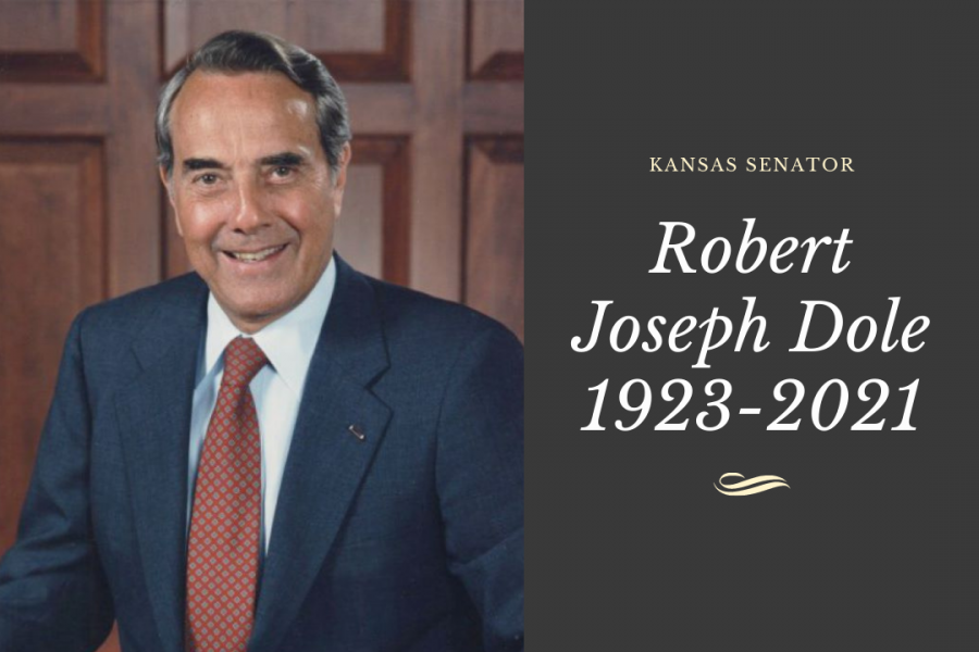 Robert Joseph Dole served in the House of Representatives and The Senate during his political career. Dole passed away Sunday, Dec. 5, 2021.