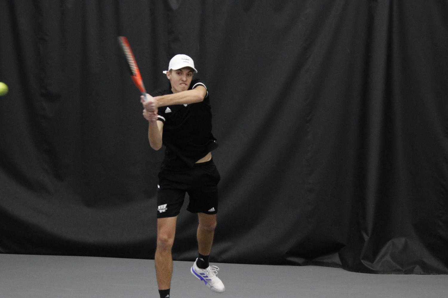 GALLERY: Sights from men's tennis' Saturday sweep