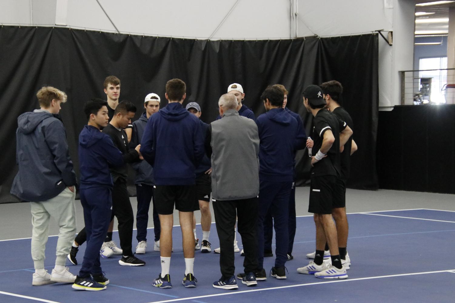 GALLERY: Sights from men's tennis' Saturday sweep