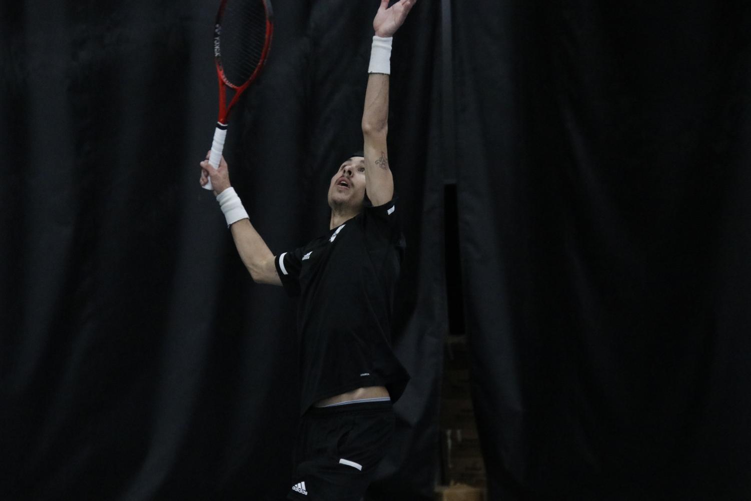 GALLERY: Sights from men's tennis' Saturday sweep