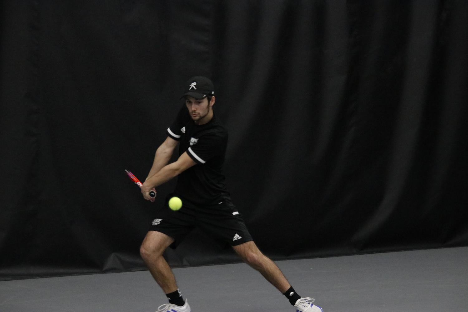 GALLERY: Sights from men's tennis' Saturday sweep