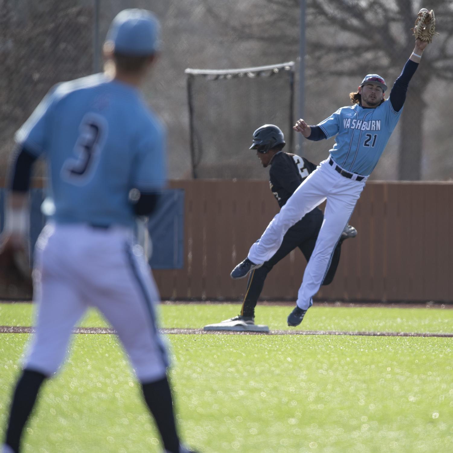 GALLERY: Baseball beats Fort Hays in extra innings