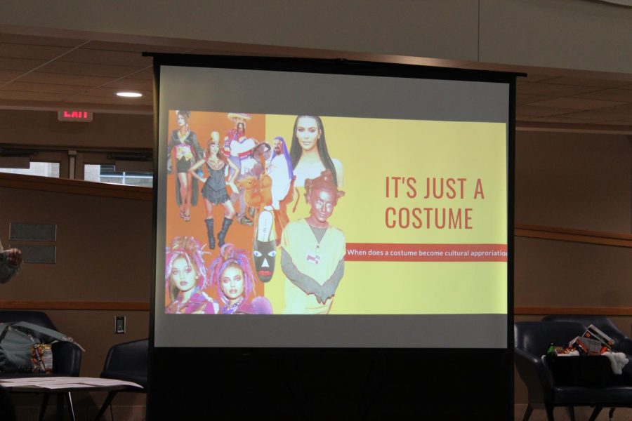The Campus Activities Board hosts the “It’s Just A Costume” event to teach students about cultural appropriation. The event was held Friday, Oct. 21 in the Union Market.  