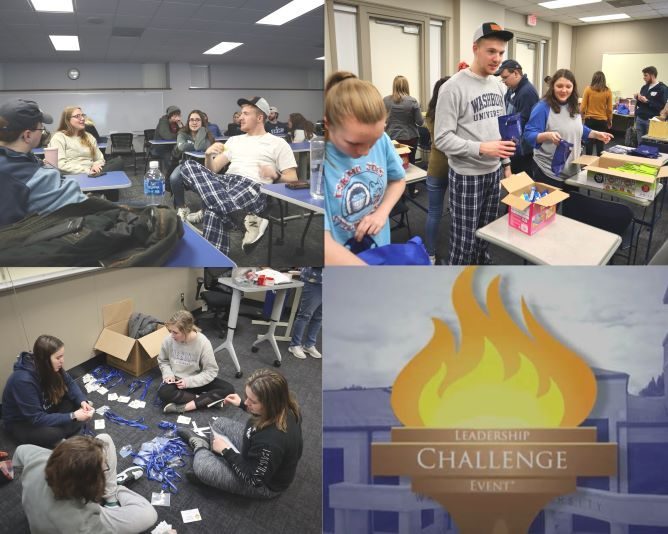 Students collaborating to successfully execute an All Institute Night. The necessary arrangements were done for the upcoming leadership challenge event that will take place after two weeks.
