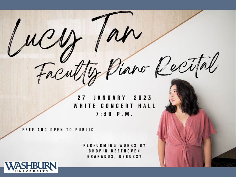 Tan enjoys performing and wants to continue performing to build the Washburn community. Faculty Recitals are not required but are used to showcase music professors skills.