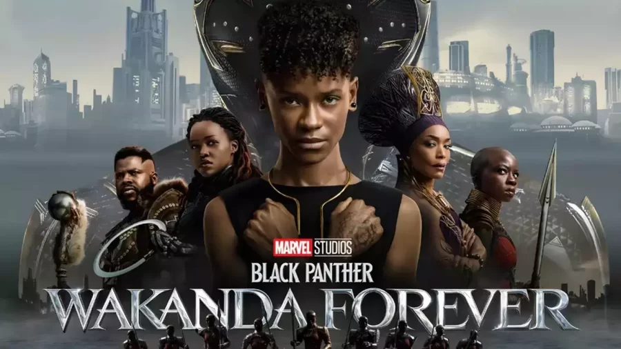 Black+Panther%3A+Wakanda+Forever+proves+to+be+underwhelming.+The+movie+was+released+Nov.+11%2C+2022+and+grossed+over+800+million+dollars+in+the+worldwide+box+office.%C2%A0