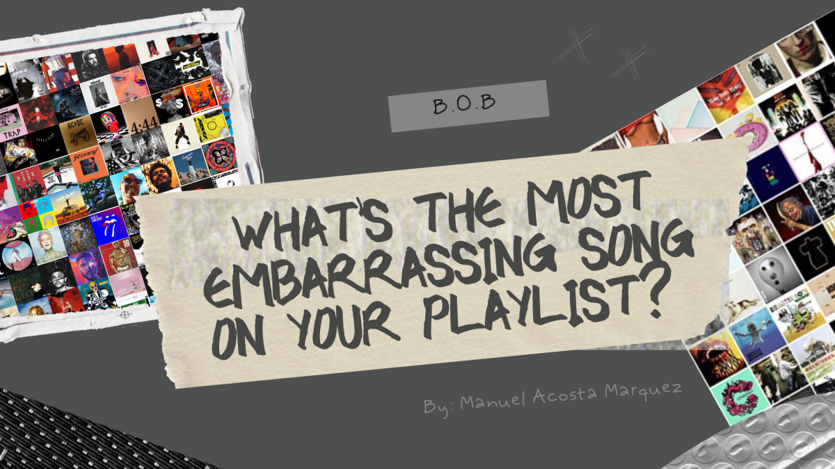 B.O.B: Whats the most embarrassing song on your playlist?