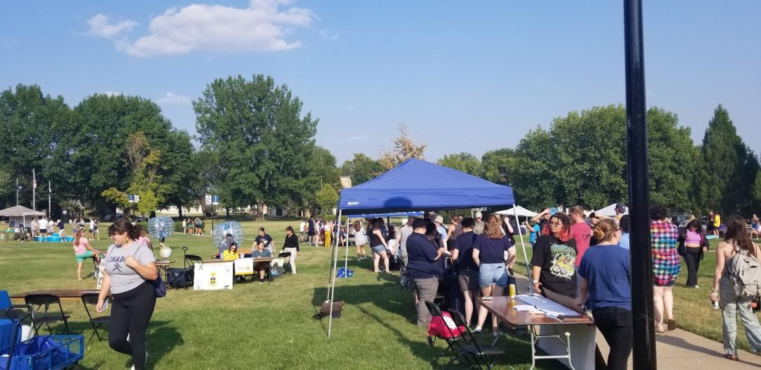 WU Fest holds over 30 organizations on the Union Lawn on Aug. 29 from 5:30-7:30 p.m. Students walked from booth to booth to check out each organization as well as able to play different games and activities.