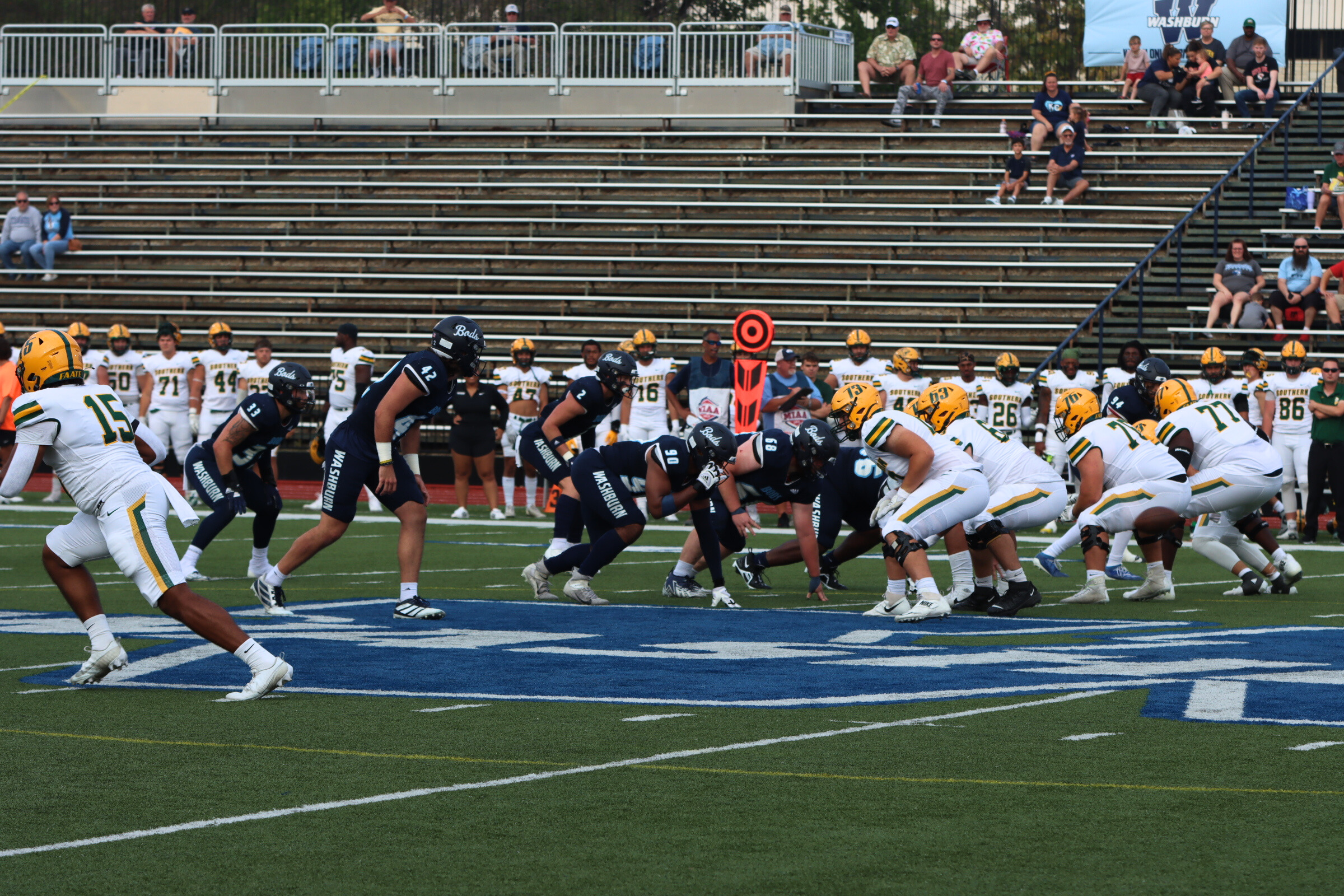 Washburn battles a close game against the Lions