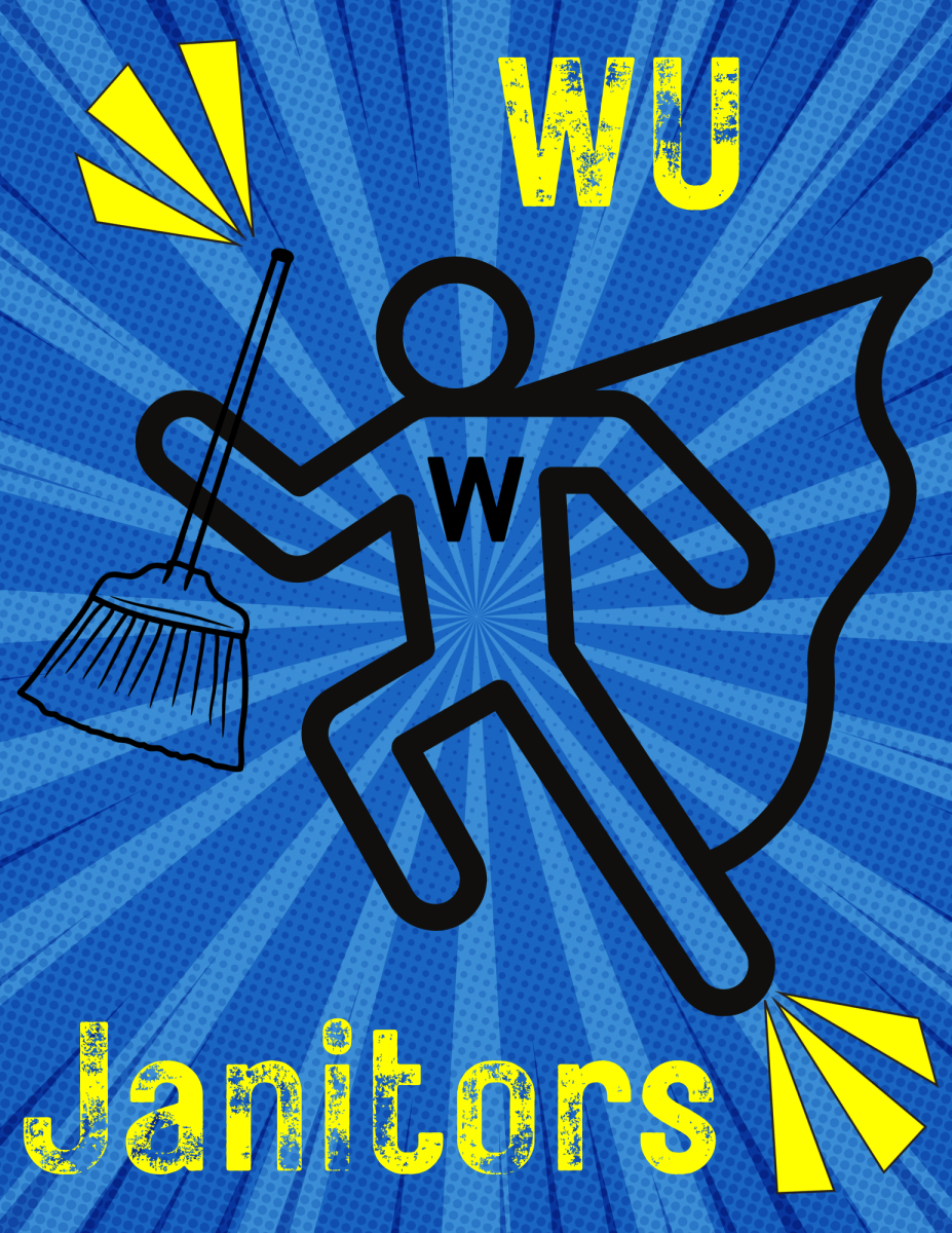 Washburn janitors are also superheroes on campus working every day to make the University as clean as possible and doing it with a smile. Debra Youngs and Jay Hall have been custodians at Washburn University for many years and shared their experience being custodians.