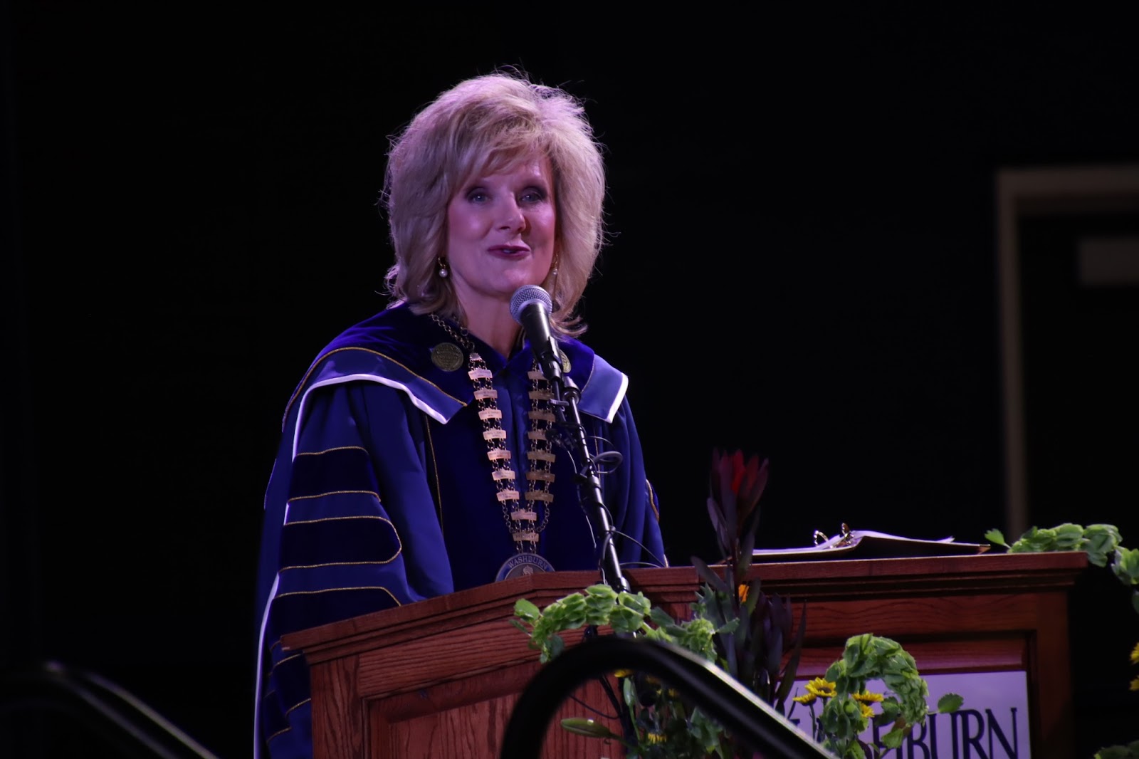 HOMECOMING: Washburn officially welcomes first female president, JuliAnn Mazachek