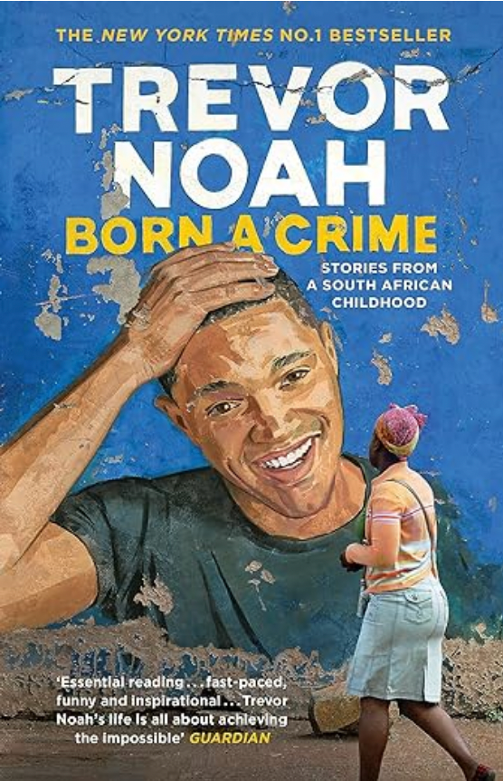 Author Trevor Noah poses on his book cover of “Born A Crime”. His book has sold one million copies.