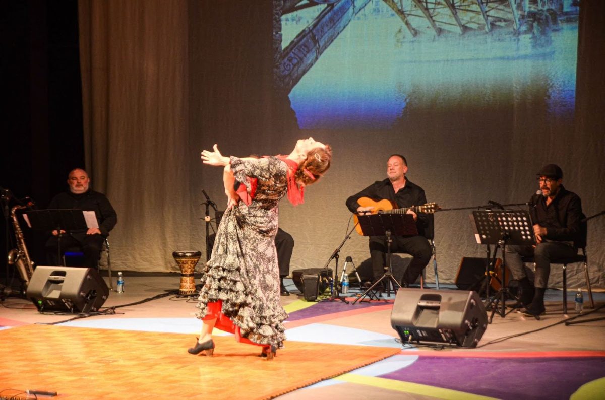 Saturday, Dec. 2, 45 Grados Flamenco has the “Orígenes  Flamenco Spanish Music and Dance in Neese Gray Theatre of Garvey Fine Arts Center.. The performances are open to all members of the community, especially Washburn students who are interested in Spanish culture.
