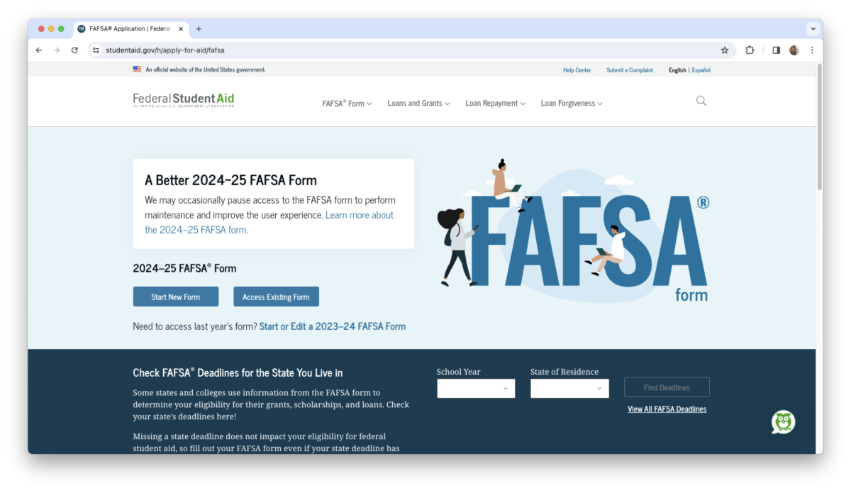 The application is free and opens doors for financial aid assistance, so don’t forget about visiting the FAFSA website at https://studentaid.gov/h/apply-for-aid/fafsa. Washburn used results from the FAFSA for years to offer students aid for their college experience.