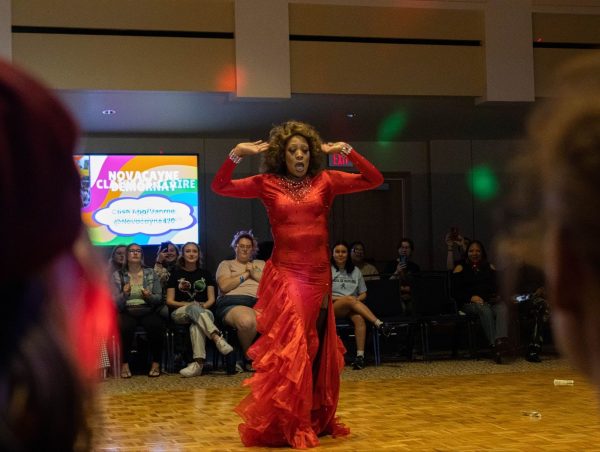 Topeka Pride and  Office of Student Involvement and Development host drag shows from diverse backgrounds to celebrate LGBTQIA+ culture and educate the public about drag. The event was organized in the Memorial Union April 26.