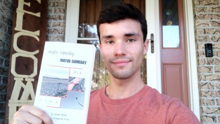 Jaedon Blocker, sophomore early education major, publishes his first poetry book as part of a series he’s working on. The series had one book published, one completed but not published and one in the works currently. 