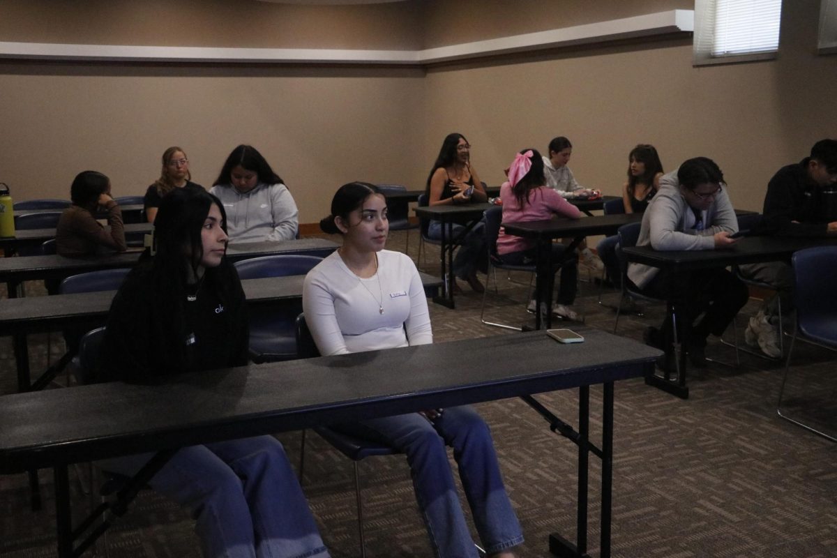 Students wait for the event  to start. The event started from 9 a.m. till 2 p.m.
