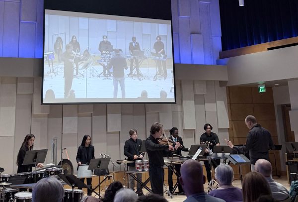 The hall is filled with music as the students continue their recital. The group performed the recitals in three parts.