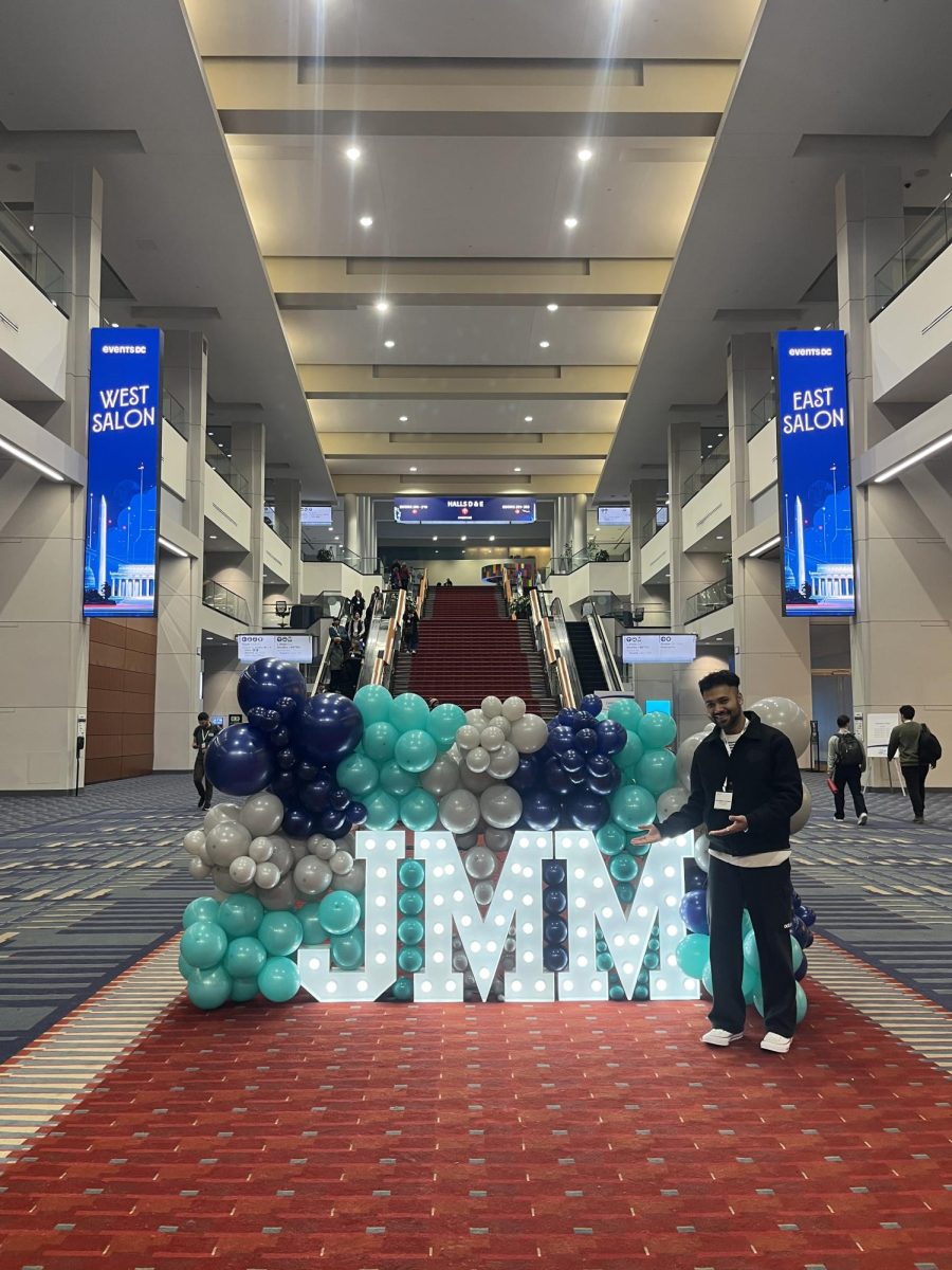 Joint Mathematics Meetings is an annual mathematics campaign which brings mathematicians and like-minded people. Mohammad Asfaque, senior pure mathematics and economics major, was selected to go to the convention from Jan. 4-7. (Photo credit: Mohammad Asfaque)
