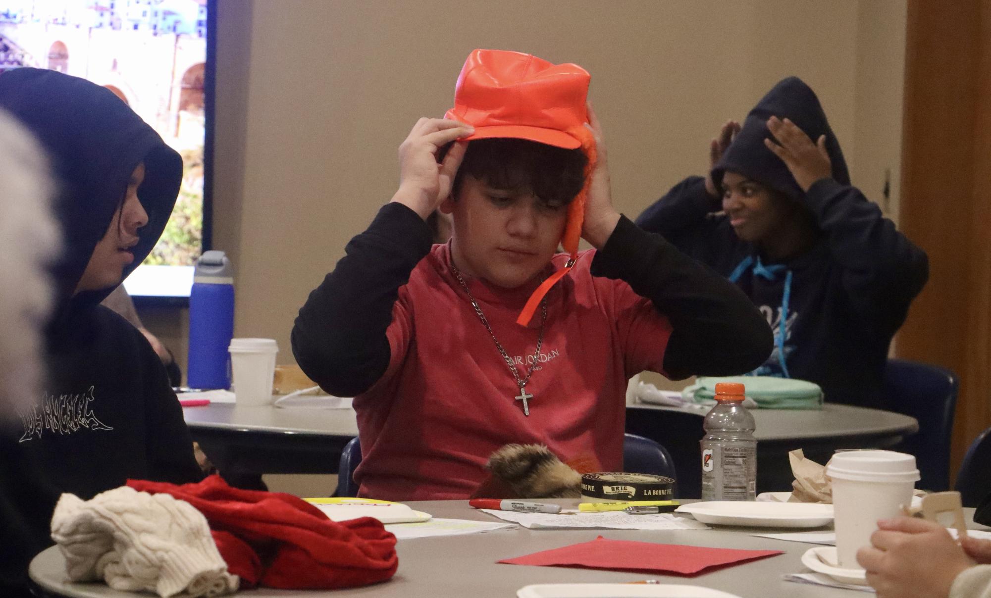 High school retreat celebrates French and creativity