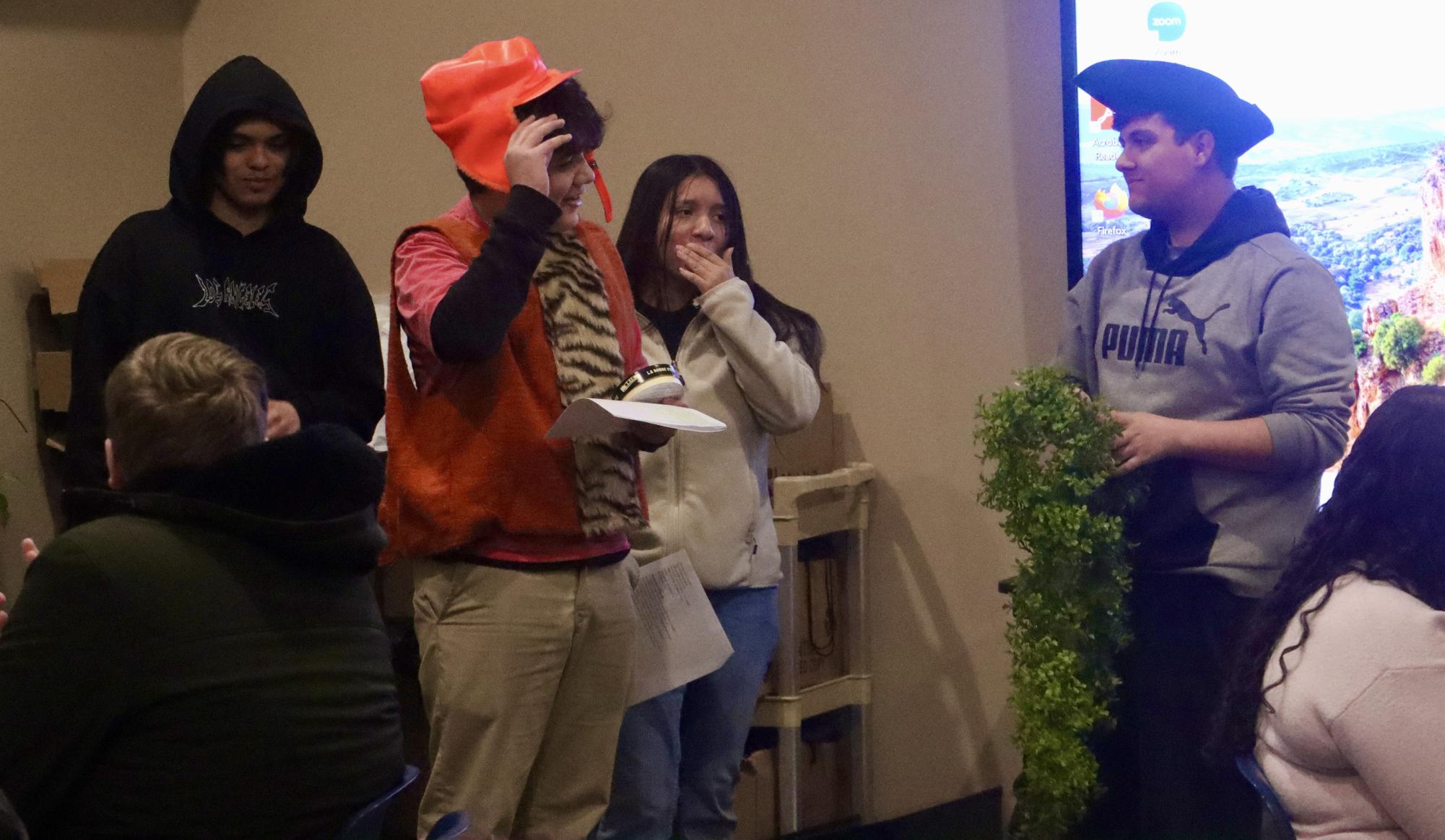 High school retreat celebrates French and creativity