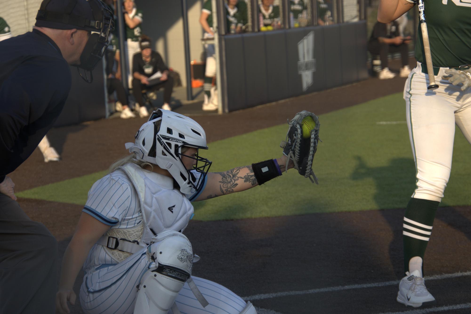 Ichabods fell against Riverhawks in their MIAA opening doubleheader