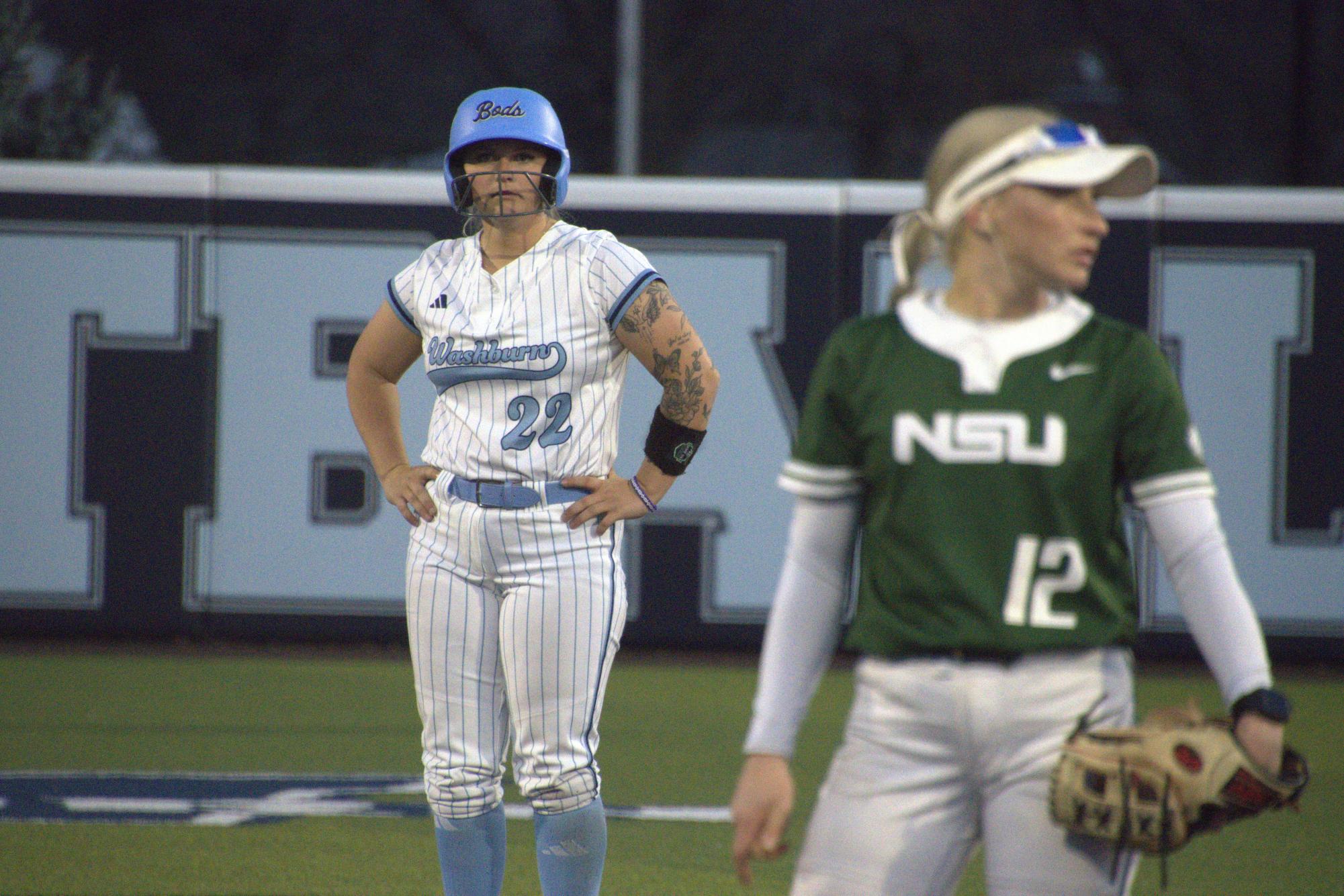 Ichabods fell against Riverhawks in their MIAA opening doubleheader
