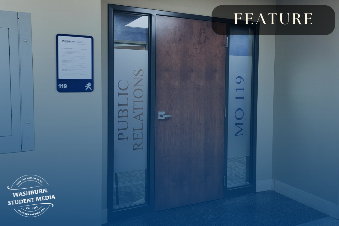 Washburn University’s Strategic Communications & Marketing office is in Room 119 of Morgan Hall. The university’s PR department noticed frustrations regarding branding guidelines and decided to make a change. 