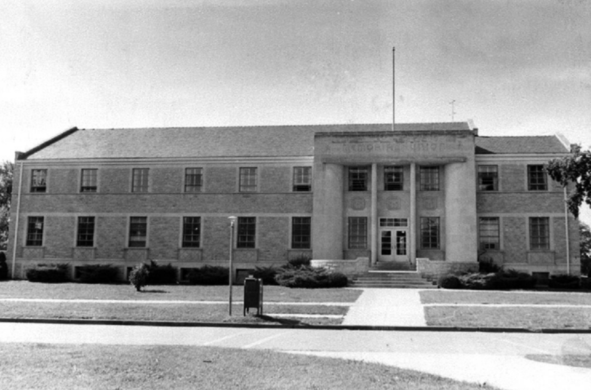 The Student Union building was originally designed as a vibrant social and civic center that fostered connection and community. Now, students pass through the Union mainly as a corridor rather than an essential center for campus life. (photo credit: Washburn University website)